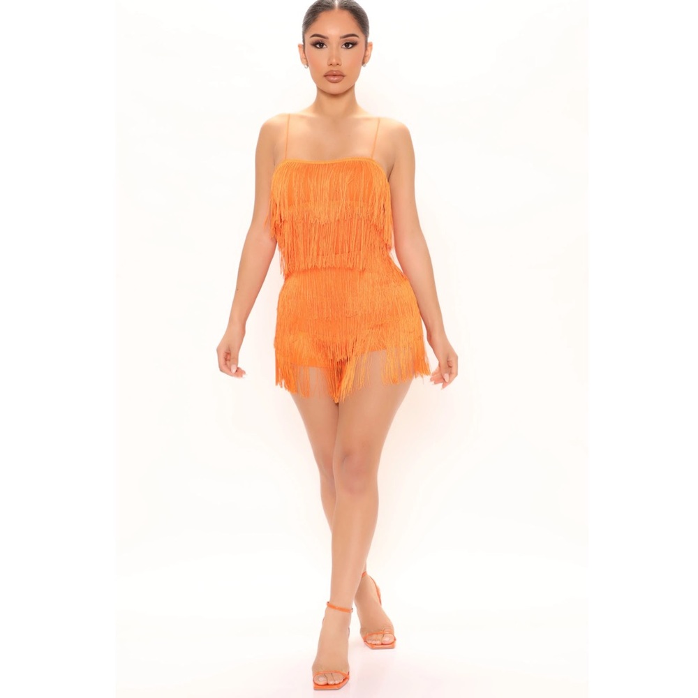 NWT Fashion Nova Fringe Romper XS!